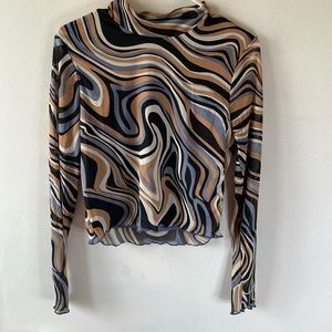Vanilla star multi color top